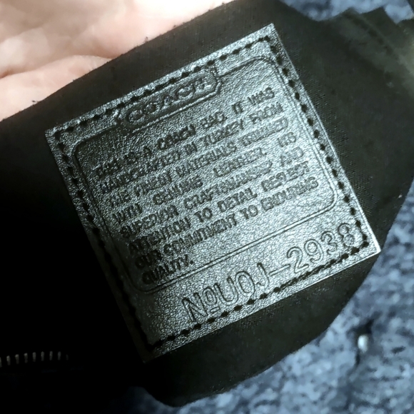 Coach Mini C Signature Demi Baguette Purse Shoulder Bag - Picture 8 of 9